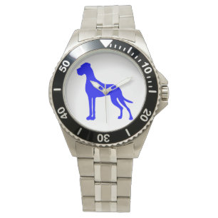 Blue Great Dane Watch