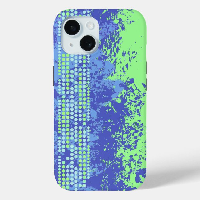 Blue green abstract surf beach  Case-Mate iPhone case (Back)