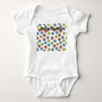 Blue, Green, and Brown Dots