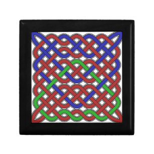 Blue, Green and Red Celtic Knots Gift Box
