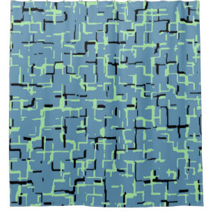 Blue Green Black Unique Pattern