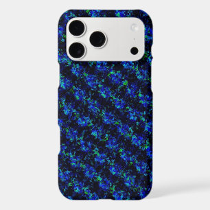 Blue Green Broken Glass Pattern