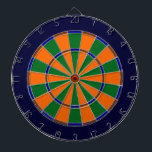 Blue, Green, Brown and Orange Metal Cage Dartboard<br><div class="desc">Blue,  Green,  Brown,  and Orange Metal Cage Dartboard will give hours of fun to your man cave. Though this can be for anyone in the family to use. Colours of red,  brown,  blue,  gold,  and more are in an array of majestic colours.</div>