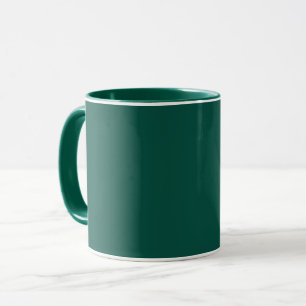 Blue-green (color wheel) Deep Sea Green  Mug