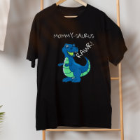 Blue Green Dinosaur Birthday Mom of birthday Boy