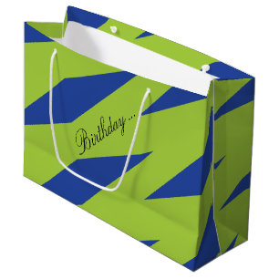 Blue & Green Gift Bag