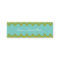 Blue & Green Lace Skinny Card
