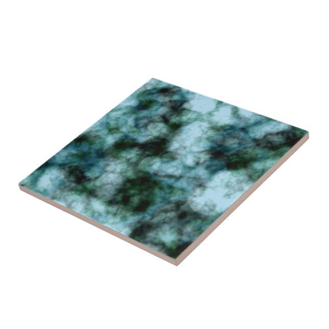 Blue Green marble Tile (Side)