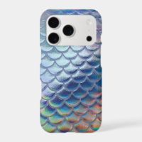 Blue Green Mermaid Fish Scales Holographic Trendy