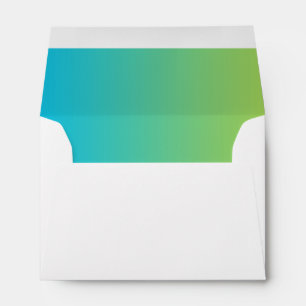 Blue & Green Ombre Envelopes