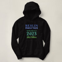 Blue Green Personalized Marathon Runner CustomText