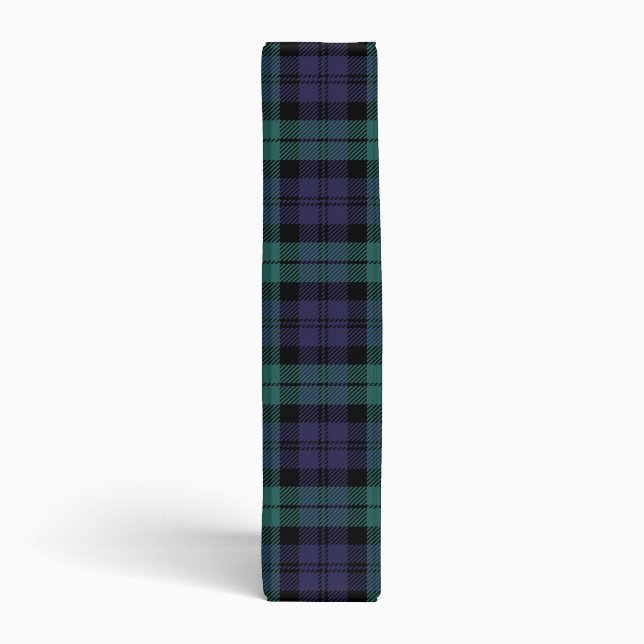 Blue Green Plaid Binder (Spine)