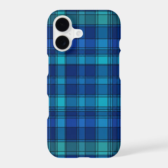 Blue Green Plaid Pattern (Back)