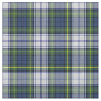 Blue Green Plaid Tartan Fabric