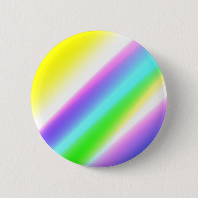 Blue green rainbow abstract texture pattern art  t 2 inch round button (Front)
