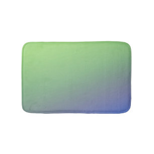 Blue green rainbow abstract texture pattern art  t bath mat