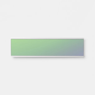 Blue green rainbow abstract texture pattern art t door sign