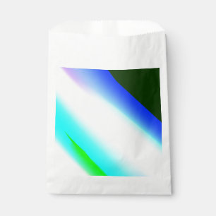 Blue green rainbow abstract texture pattern art t favour bag