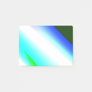 Blue green rainbow abstract texture pattern art  t post-it notes