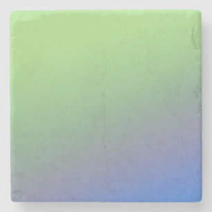 Blue green rainbow abstract texture pattern art t stone coaster