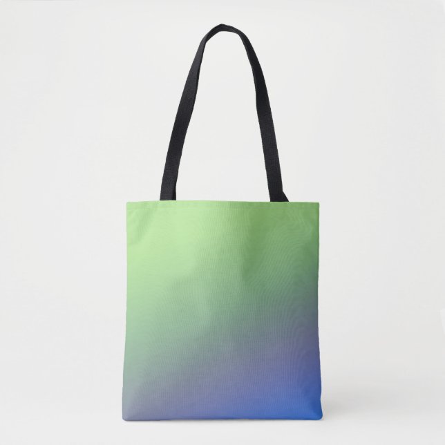 Blue green rainbow abstract texture pattern art  t tote bag (Front)