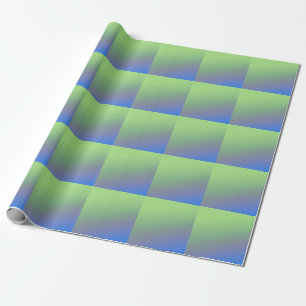 Blue green rainbow abstract texture pattern art  t wrapping paper