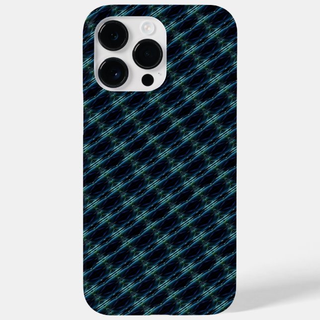 Blue Green Rainbow Stars , Artdeco Pattern Case-Mate iPhone Case (Back)