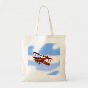 Blue Green Red Bi-plane Sac fourre-tout d'aventure
