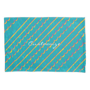 blue-green shingles Thunder_Cove Pillowcase