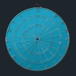 Blue-green (solid colour)  dartboard<br><div class="desc">Blue-green (solid colour)</div>