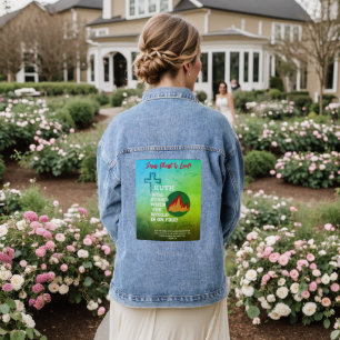 Blue& Green Truth Will Stand Denim Jacket