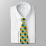 Blue Green Yellow Brown Orange Tie<br><div class="desc">Great ideas for wedding,  birthday,  Christmas,  Father's Day ... ..</div>