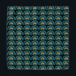 Blue Green Yellow Rainbow Pattern Bandana<br><div class="desc">Blue Green Yellow Rainbow Pattern for artists original artwork.  If you would like a different colour background or pattern scale,  please let me know and I'd be happy to help!</div>