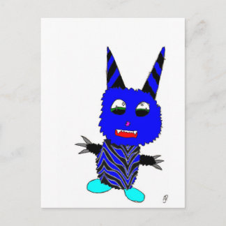 Blue Gremlin Postcard
