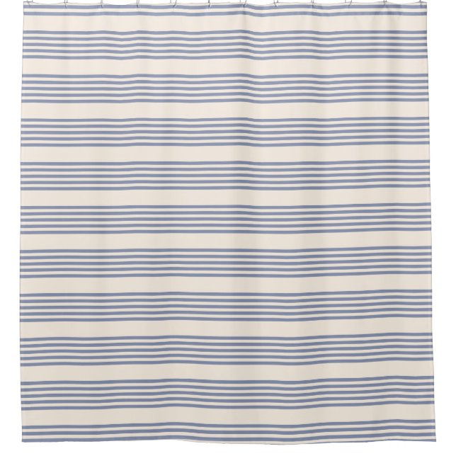 Blue-grey and beige five stripe pattern (Front)