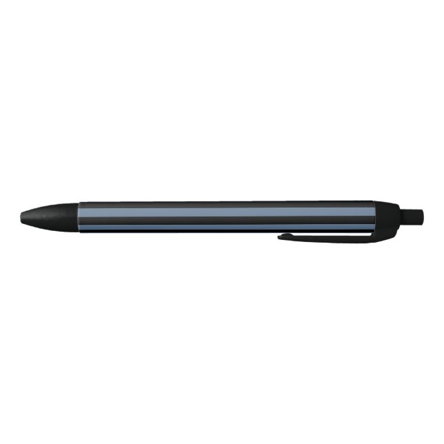 Blue grey and black stripes ink pen (Bottom)
