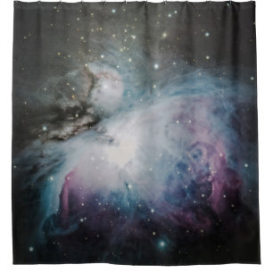 Blue, grey, and purple nebula