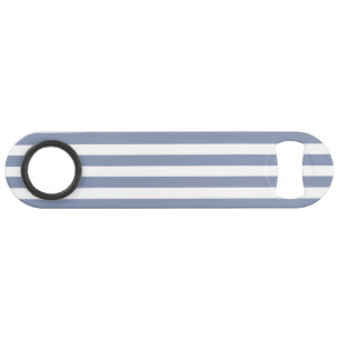 Blue grey and white candy stripes bar key