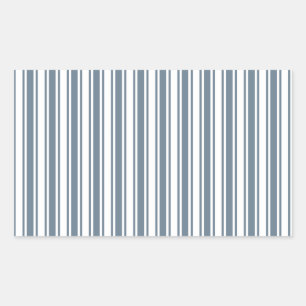 Blue-grey and white candy stripes sticker
