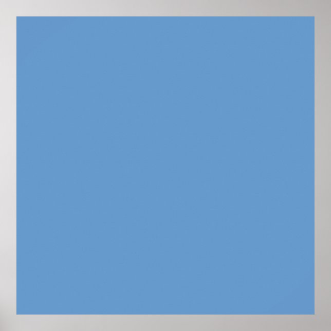 Blue-grey (Crayola) (solid colour)  Poster (Front)