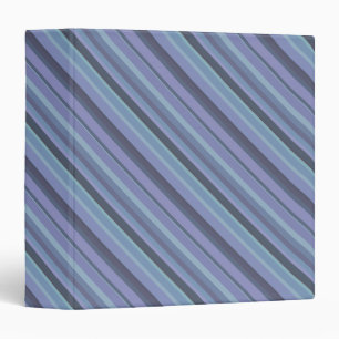 Blue-grey diagonal stripes binder