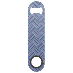 Blue-grey diagonal stripes weave pattern bar key