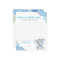 Blue Grey Elephant Shower New Parents Advice Cards