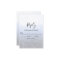Blue Grey Glitter Wedding RSVP