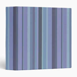 Blue-grey horizontal stripes binder
