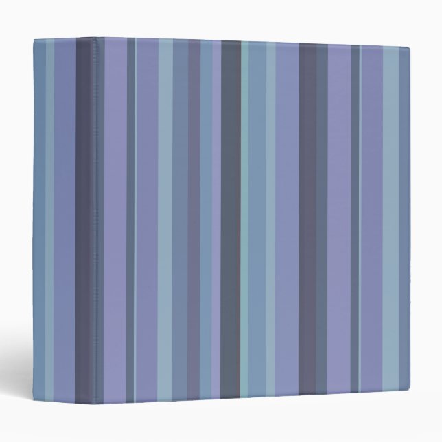 Blue-grey horizontal stripes binder (Front/Spine)