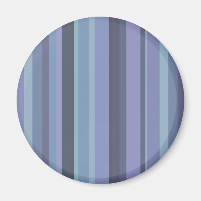 Blue-grey horizontal stripes magnet (Front)