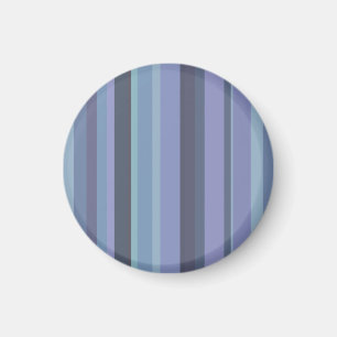 Blue-grey horizontal stripes magnet