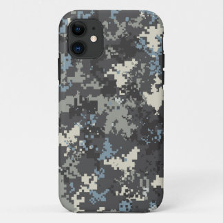 Blue Grey iPhone 5 digital camo case