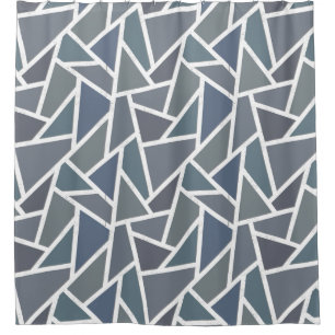 Blue-grey mosaic pattern